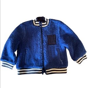 Janie and Jack teddy zip up jacket